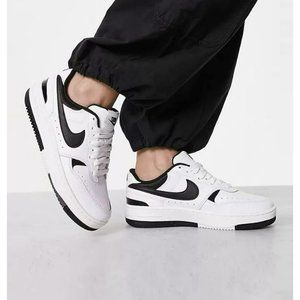 👟Nike Women's Retro Shoes Sneakers Gamma Force White Black DX9176-100 Sz 9